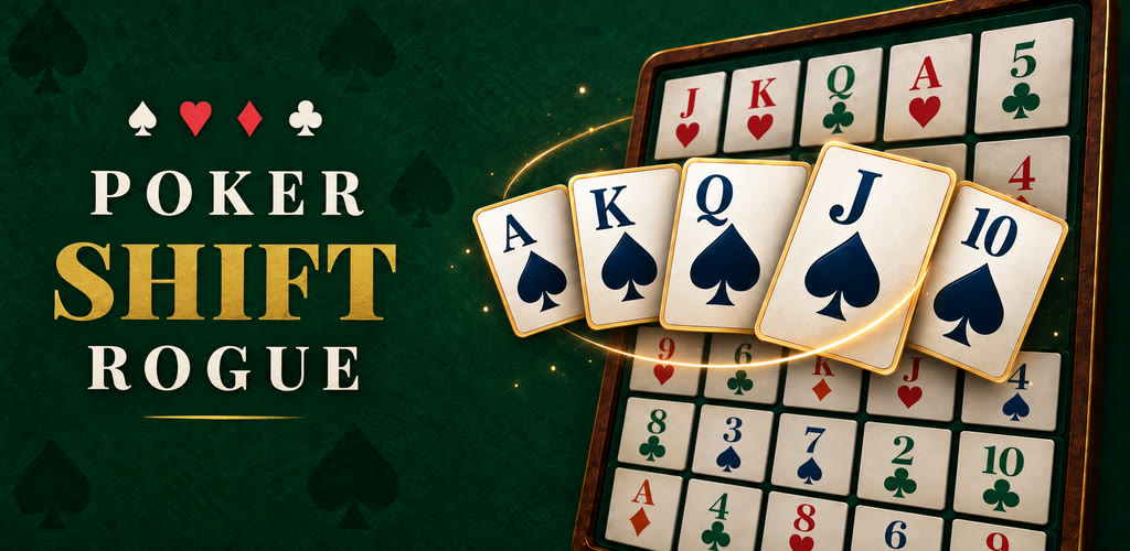 PokerShiftRogue のタイトルとカード
